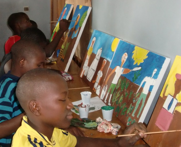 Bambini di strada a Yaoundé