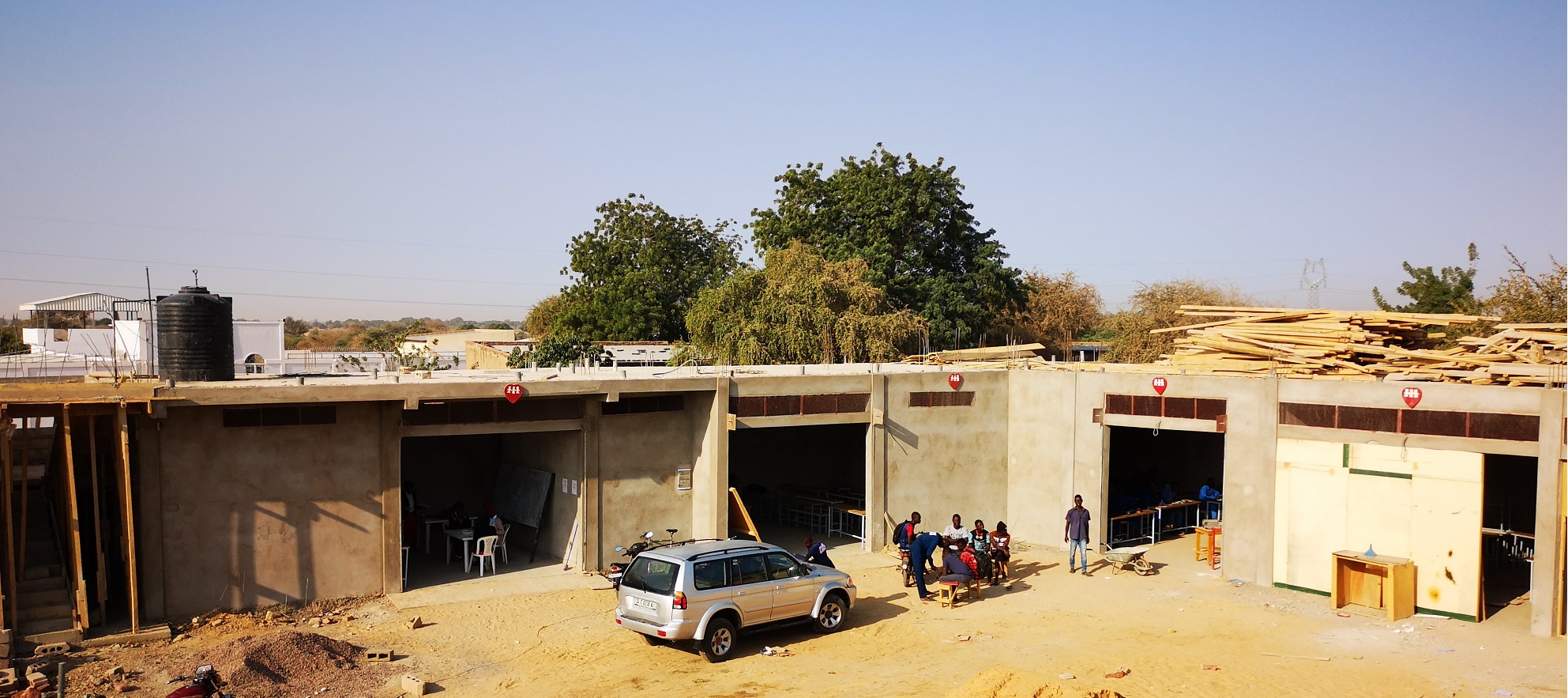 Prende forma il centro professionale a N’Djamena