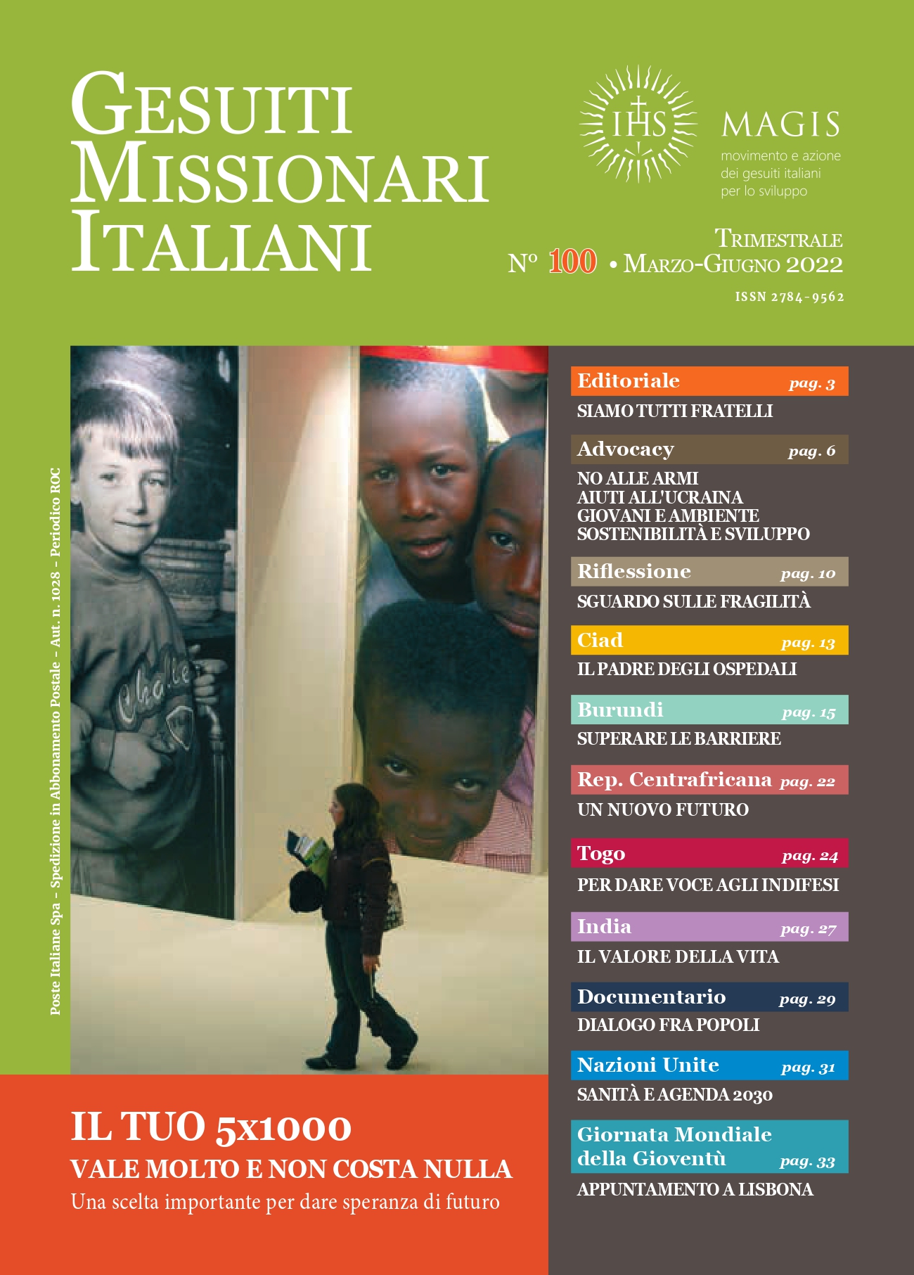 Presentazione del numero 100 della rivista Gesuiti Missionari Italiani