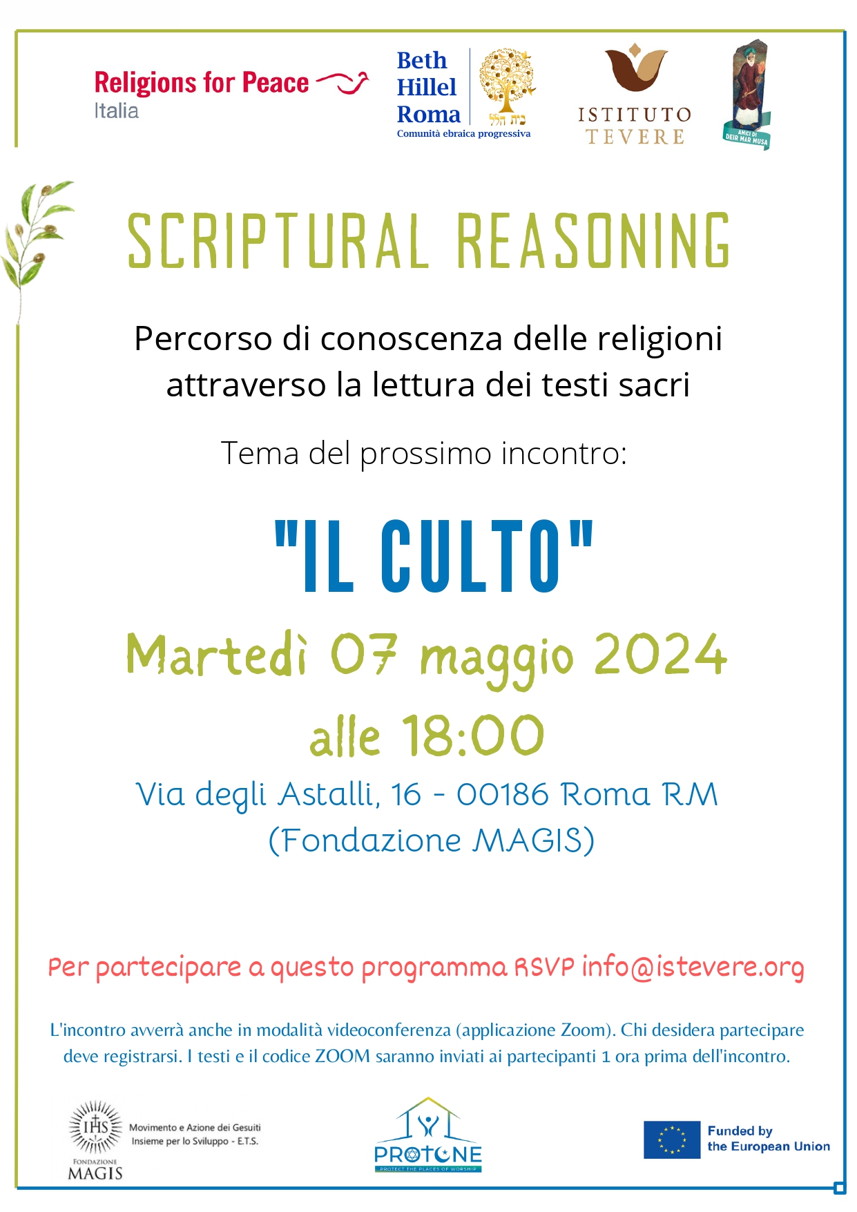Incontro Scriptural Reasoning