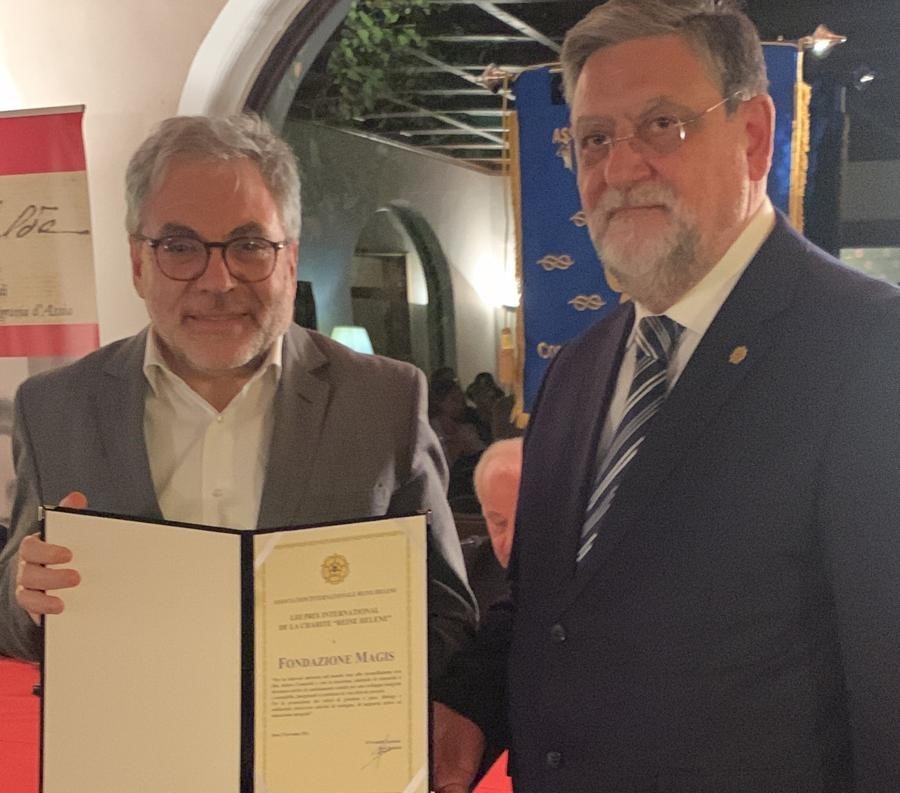 “Premio della Carità Regina Elena” alla Fondazione MAGIS