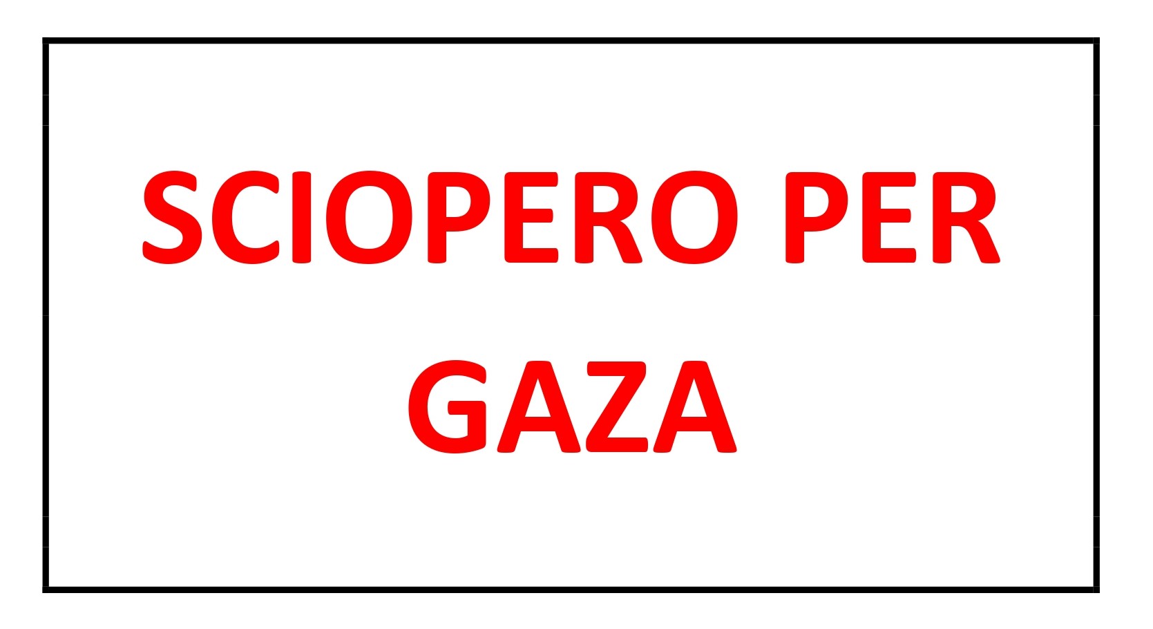 Lo staff MAGIS aderisce allo sciopero generale per Gaza