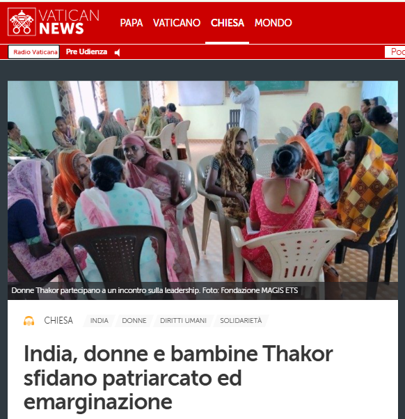 SITO VATICAN NEWS – India, donne e bambine Thakor sfidano patriarcato ed emarginazione
